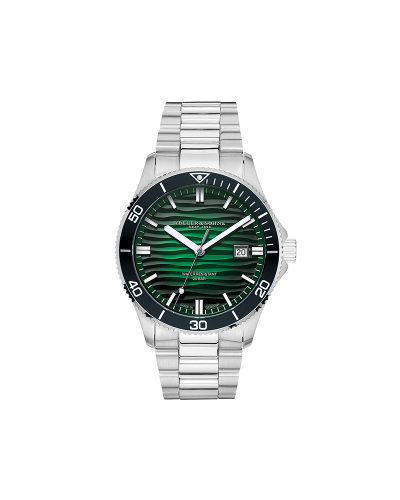 Sportliche Edelstahl-Herrenuhr